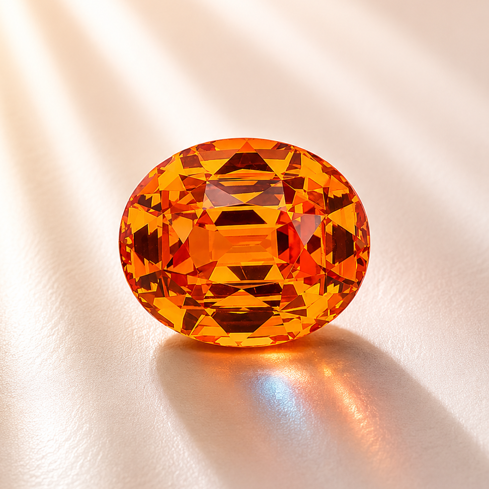 Lemon Yellow Grossular Garnet 1.77ct - 9x7mm | STARLANKA